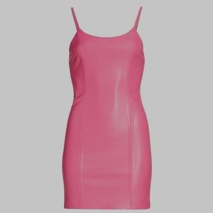 Alice+Olivia Vegan Pink Mini Dress Barbie Sz 4